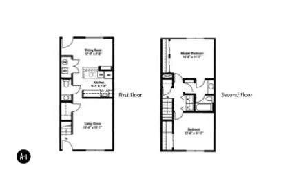 2 Beds floor plan